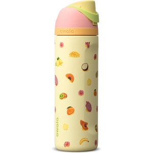 Owala FreeSip Stainless Steel Water Bottle 32 oz Round We Ghost(Just Ripe (Fruit))