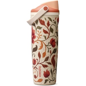 Owala FreeSip Sway Stainless Steel Water Bottle 30 oz Woodland Boho