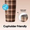 Owala FreeSip Sway Stainless Steel Water Bottle 30 oz, Plaid and Simple