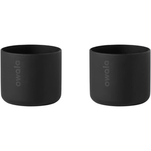 Owala Silicone Water Bottle Boots, Anti-Slip Sleeves for 24 Oz & 32 Oz FreeSip or Flip Stainless Steel Water Bottles, Black